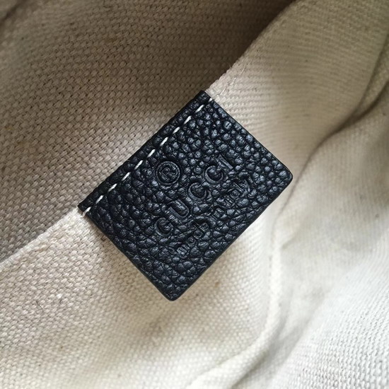 Gucci Logo Belt Bag in Black Real Leather