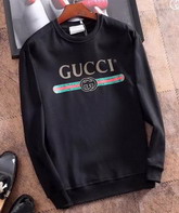 Gucci Logo Sweatshirt Black Cotton