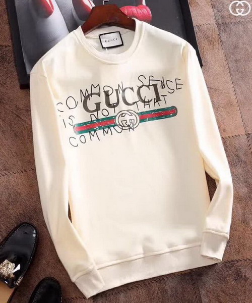 Gucci Logo Sweatshirt White Cotton