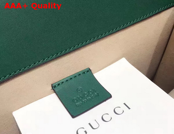 Gucci Medium Dionysus Embroidered Leather Shoulder Bag Pink and Green Calfskin Replica