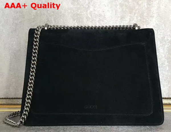 Gucci Medium Dionysus Suede Shoulder Bag Black Suede Replica