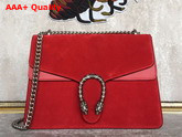 Gucci Medium Dionysus Suede Shoulder Bag Red Suede Replica