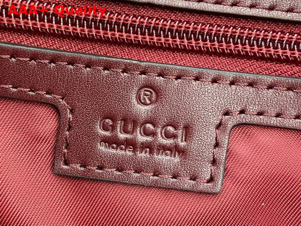 Gucci Medium GG Cuffle Bag in Gucci Rosso Ancora Red Original GG Canvas 800185 Replica