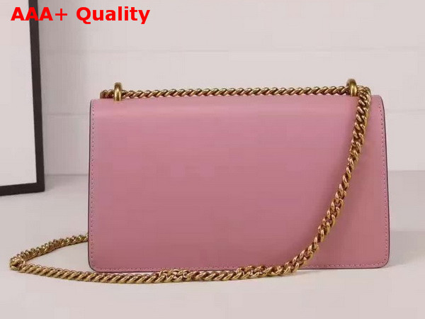 Gucci Medium GG Marmont Chain Shoulder Bag Pink Leather Replica