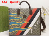 Gucci Medium Tote with Geometric Print 674148 Replica