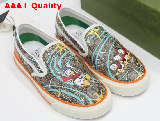 Gucci Mens Disney x Gucci Donald Duck Tennis 1977 Sneaker 647951 Replica