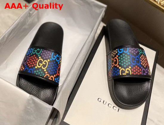 Gucci Mens GG Psychedelic Slide 610089 Replica