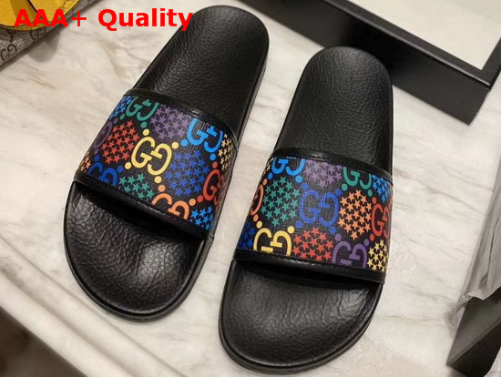 Gucci Mens GG Psychedelic Slide 610089 Replica