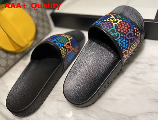 Gucci Mens GG Psychedelic Slide 610089 Replica