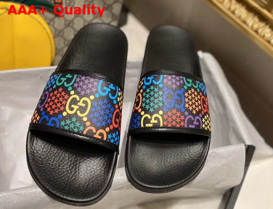 Gucci Mens GG Psychedelic Slide 610089 Replica