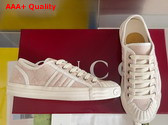 Gucci Mens GG Sneaker in Pink Original GG Canvas 786382 Replica