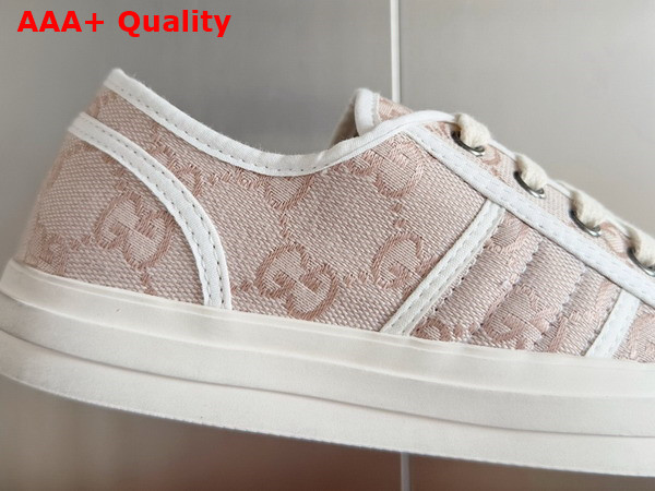 Gucci Mens GG Sneaker in Pink Original GG Canvas 786382 Replica