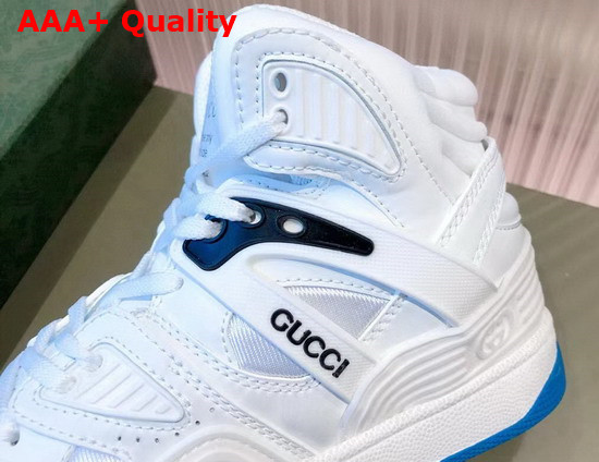 Gucci Mens Gucci Basket Sneaker White Demetra 661301 Replica