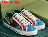 Gucci Mens Gucci Tennis 1977 GG Multicolor Sneaker Multicolor Canvas 663657 Replica