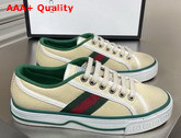 Gucci Mens Gucci Tennis 1977 Sneaker Butter Cotton 606111 Replica