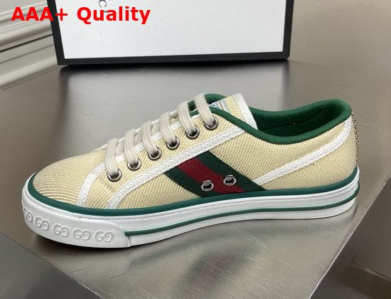 Gucci Mens Gucci Tennis 1977 Sneaker Butter Cotton 606111 Replica