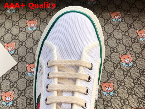 Gucci Mens Gucci Tennis 1977 Sneaker White Mesh 663257 Replica