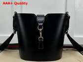 Gucci Mini Bucket Shoulder Bag in Black Leather 782908 Replica