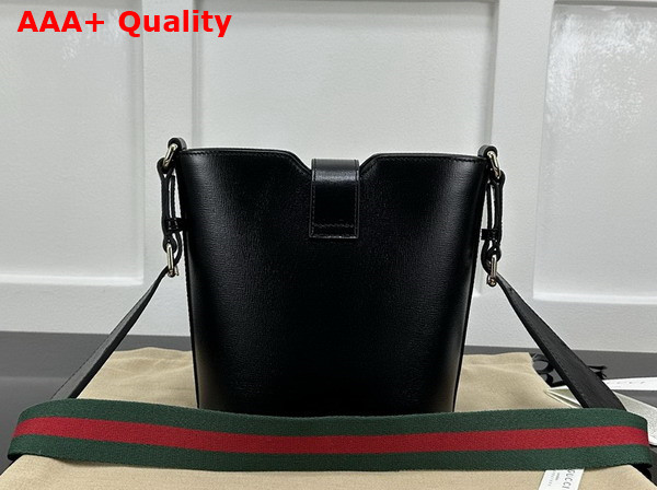 Gucci Mini Bucket Shoulder Bag in Black Leather 782908 Replica