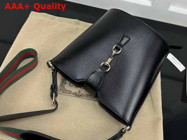 Gucci Mini Bucket Shoulder Bag in Black Leather 782908 Replica