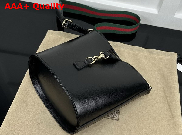 Gucci Mini Bucket Shoulder Bag in Black Leather 782908 Replica