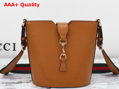 Gucci Mini Bucket Shoulder Bag in Brown Leather 782908 Replica