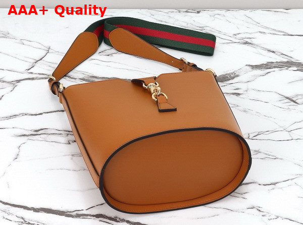 Gucci Mini Bucket Shoulder Bag in Brown Leather 782908 Replica