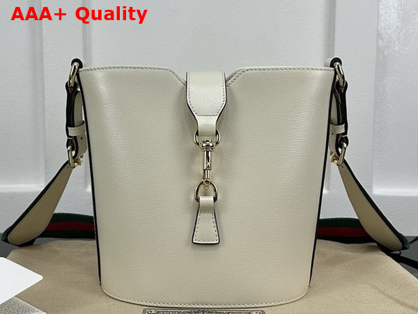 Gucci Mini Bucket Shoulder Bag in Ivory Leather 782908 Replica