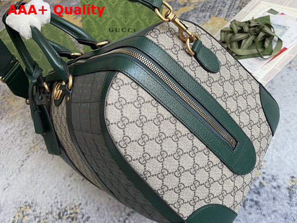 Gucci Mini GG Canvas Small Duffle Bag in Green Quilted Mini GG Canvas 724642 Replica