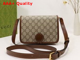 Gucci Mini Shoulder Bag with Interlocking G in GG Supreme Canvas 671620 Replica