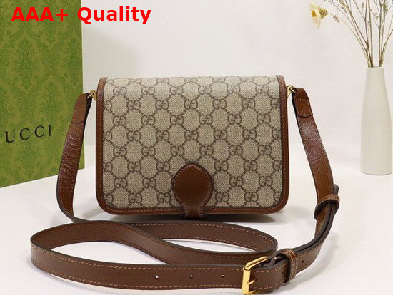 Gucci Mini Shoulder Bag with Interlocking G in GG Supreme Canvas 671620 Replica