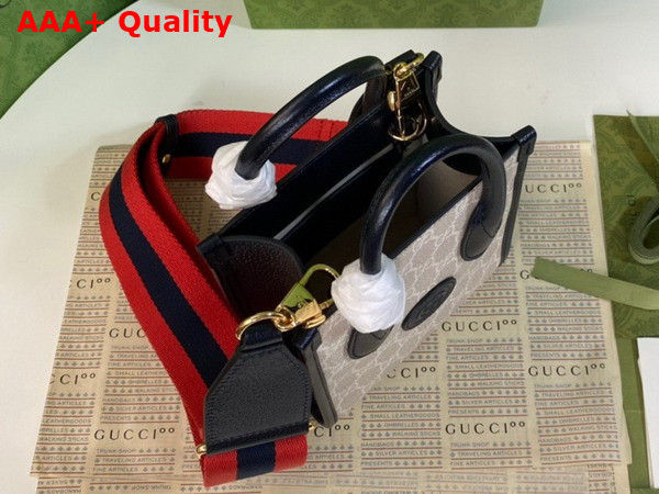 Gucci Mini Tote Bag with Interlocking G Beige and White GG Supreme Canvas Replica