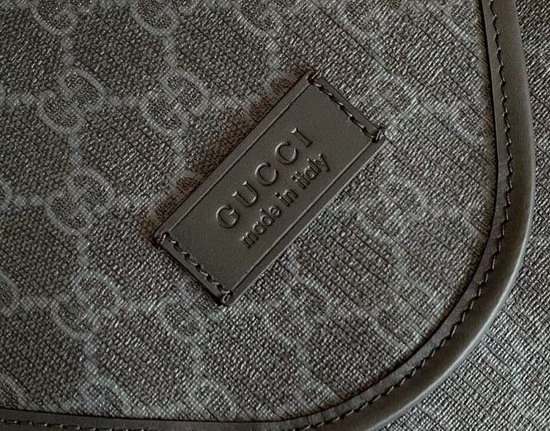 Gucci Neo Vintage GG Medium Messenger Bag in Grey GG Supreme Canvas 598604