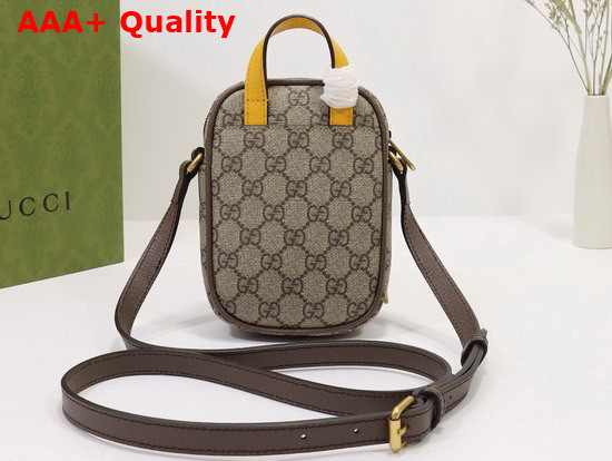 Gucci Neo Vintage Mini Bag Beige and Ebony GG Supreme Canvas 658556 Replica