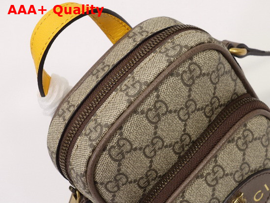 Gucci Neo Vintage Mini Bag Beige and Ebony GG Supreme Canvas 658556 Replica