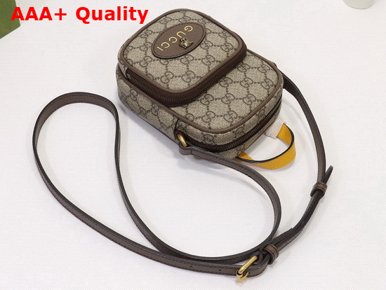 Gucci Neo Vintage Mini Bag Beige and Ebony GG Supreme Canvas 658556 Replica