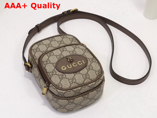 Gucci Neo Vintage Mini Bag Beige and Ebony GG Supreme Canvas 658556 Replica