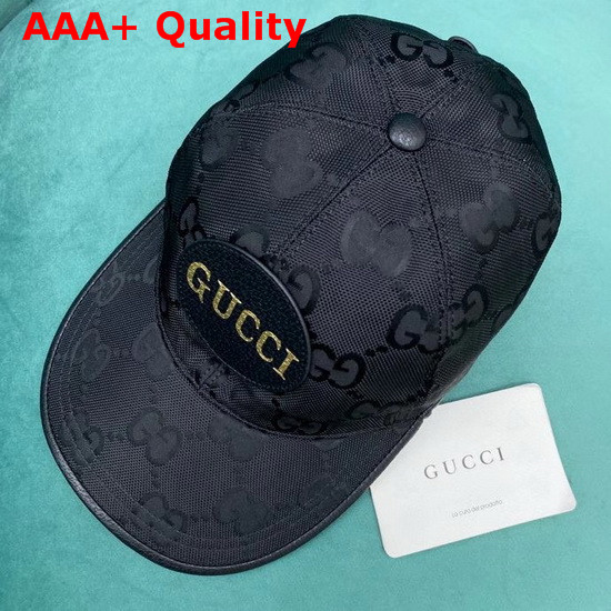 Gucci Off The Grid Baseball Hat Black GG Econyl 627114 Replica