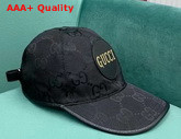 Gucci Off The Grid Baseball Hat Black GG Econyl 627114 Replica