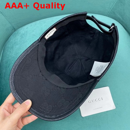 Gucci Off The Grid Baseball Hat Black GG Econyl 627114 Replica