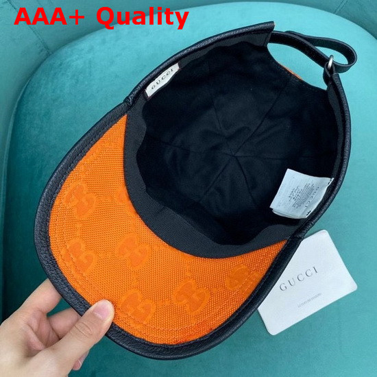 Gucci Off The Grid Baseball Hat Orange GG Econyl 627114 Replica