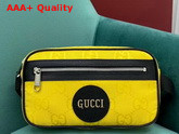 Gucci Off The Grid Blet Bag Yellow GG Econyl 631341 Replica