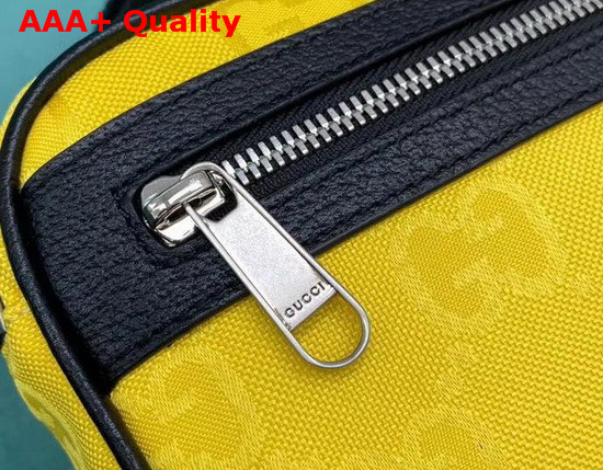 Gucci Off The Grid Blet Bag Yellow GG Econyl 631341 Replica