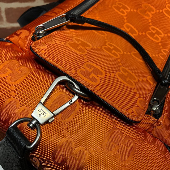 Gucci Off The Grid Duffle Bag Orange GG ECONYL 630350 Replica