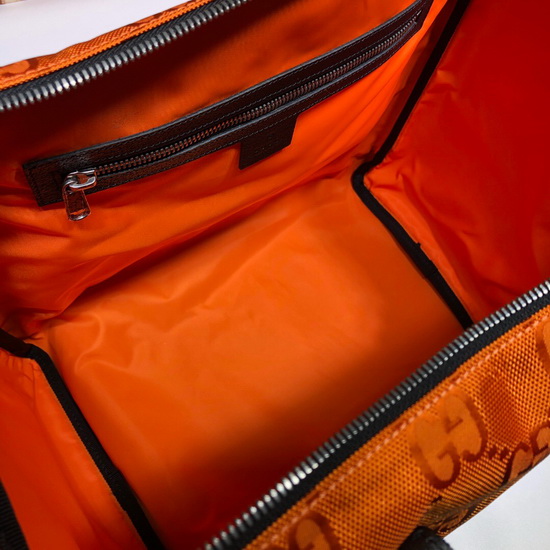 Gucci Off The Grid Duffle Bag Orange GG ECONYL 630350 Replica