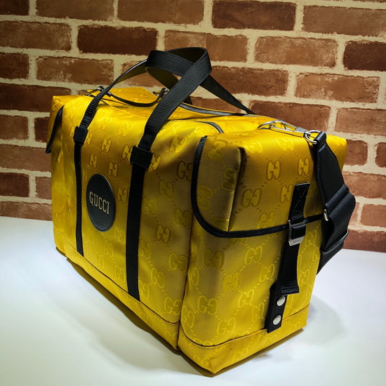 Gucci Off The Grid Duffle Bag Yellow GG ECONYL 630350 Replica