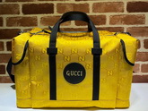 Gucci Off The Grid Duffle Bag Yellow GG ECONYL 630350 Replica