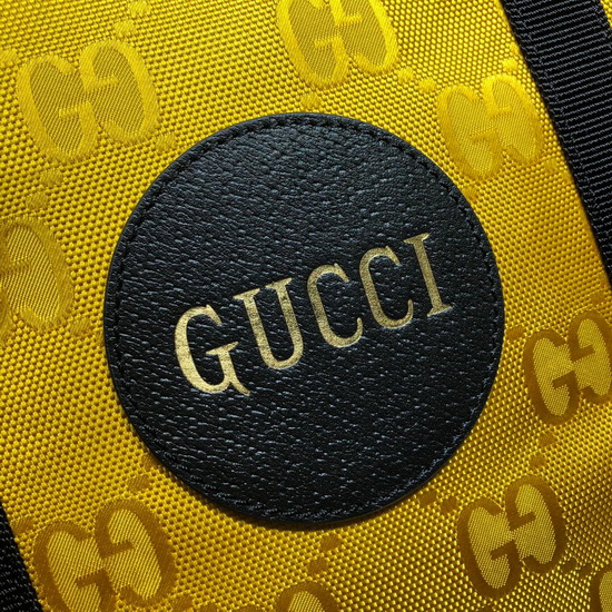 Gucci Off The Grid Duffle Bag Yellow GG ECONYL 630350 Replica