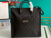 Gucci Off The Grid Long Tote Bag Black GG Nylon 630355 Replica