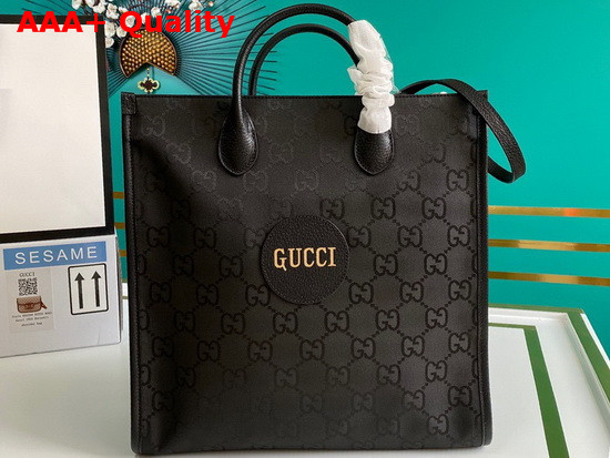 Gucci Off The Grid Long Tote Bag Black GG Nylon 630355 Replica